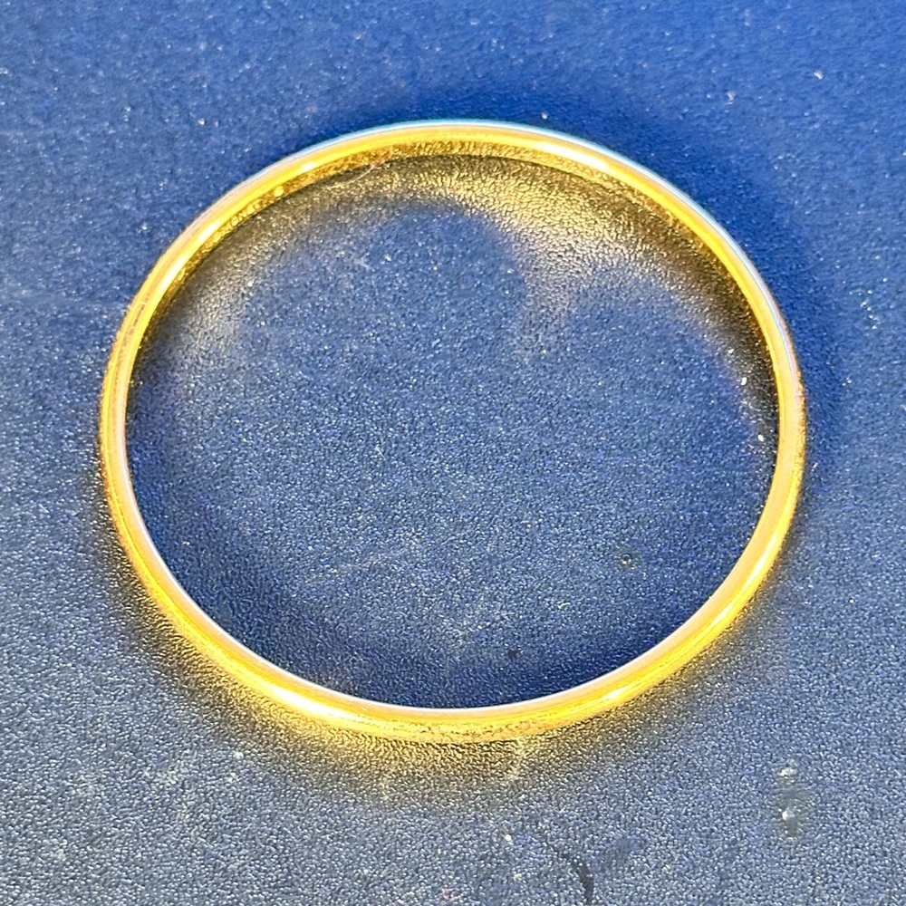 Monet Textured Gold Tone Bangle Bracelet, Vintage Monet Gold Bangles.